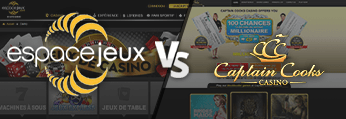 Espace Jeux Vs Captain Cooks