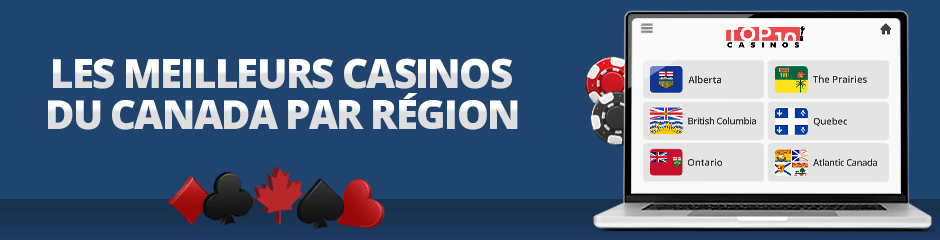 top 10 des casinos canadiens